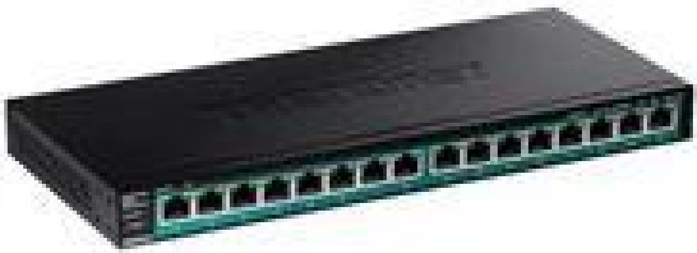 Trendnet TPE-TG161H switch di rete Supporto Power over Ethernet [PoE] Nero (16-PORT GIGABIT POE+ SWITCH - FANLESS DESIGN Trendnet TPE-TG161H switch di