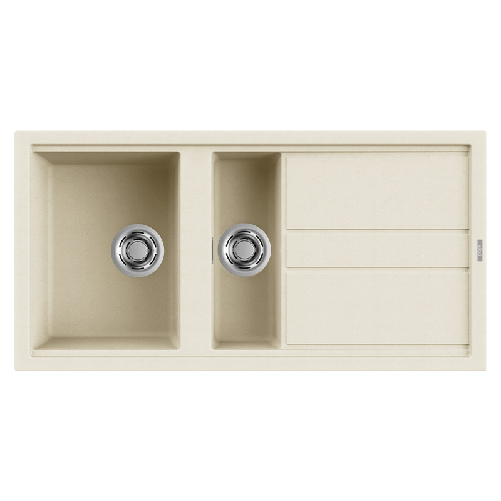 Elleci Lavello da incasso Best 475 Granitek Bianco Antico LGB47562