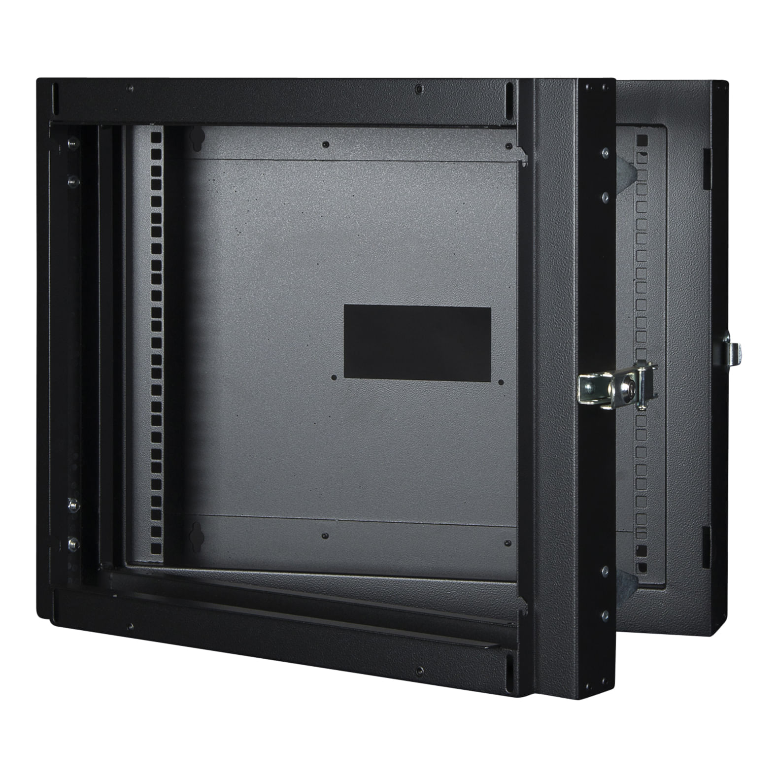 Lanview LOGON RWMD09UBL rack 9U Da parete Nero (19 9U Rack Cabinet Double - Section 600 x 150 x 498mm - - Black LOGON RWMD09UBL rack 9U Da parete Nero