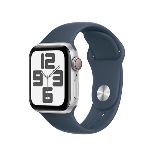 Apple Watch SE OLED 40 mm Digitale 324 x 394 Pixel Touch screen 4G Argento Wi-Fi GPS [satellitare] (APPLE WATCH SE CELL Apple Watch SE OLED 40 mm Digi