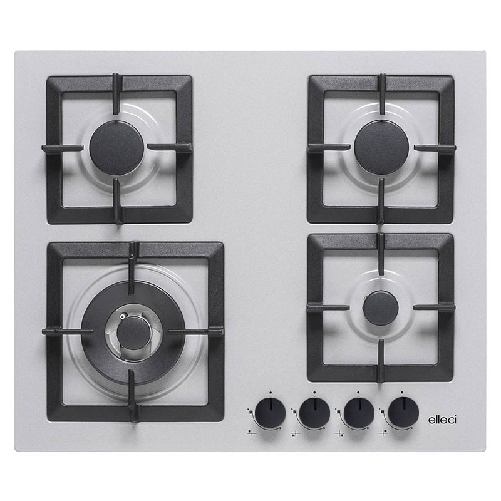 Elleci Plano 60 M79 Alluminio Da incasso 60 cm Gas 4 Fornello(i)