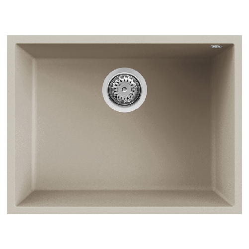 Elleci Lavello Incasso 1 vasca 58x44 Quadra 110 Sottotop Keratek Champagne LKQ11095BSO