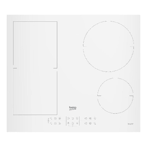 Beko HII64200FMTW piano cottura Bianco Da incasso 60 cm Piano cottura a induzione 4 Fornello(i)