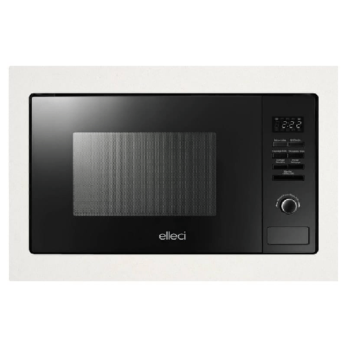 Elleci Forno a microonde da Incasso Plano ELLECI MW FGSP28168WS Multifunzione 60 cm Capacità 28L Classe A+ Granitek Elleci Forno a microonde Plano MW