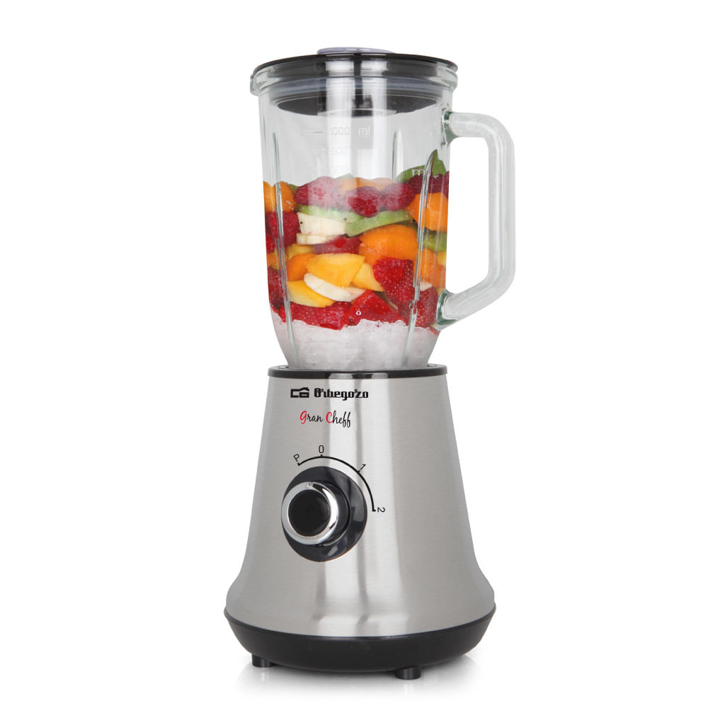 Orbegozo Frullatore in vetro sano Orbegozo BV 3500 - Caraffa in vetro da 1,5 litri - Lama in acciaio inossidabile Orbegozo BV 3500 frullatore 1,5 L Fr