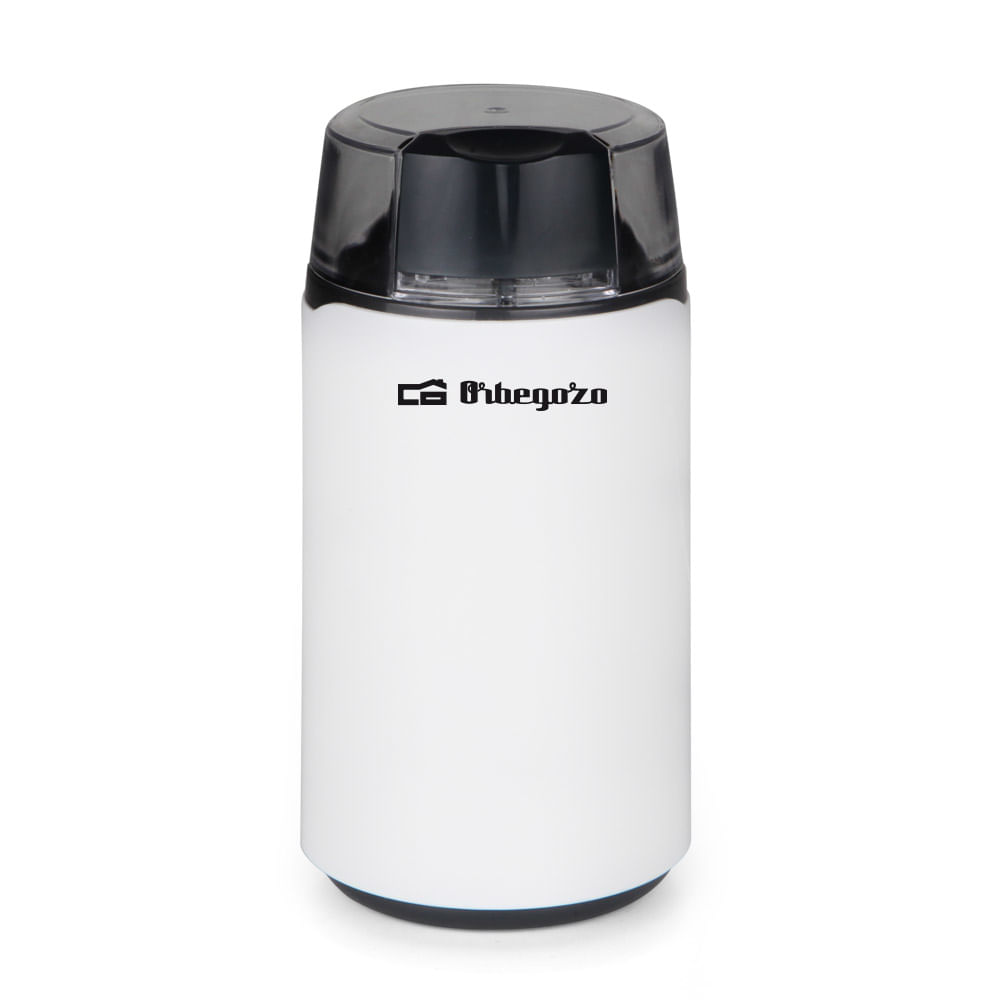 Orbegozo MacinacaffÃ ̈ Orbegozo MO 3200 - Potenza 200 W per una macinatura fine Orbegozo MO 3200 macina caffé 200 W Trasparente, Bianco
