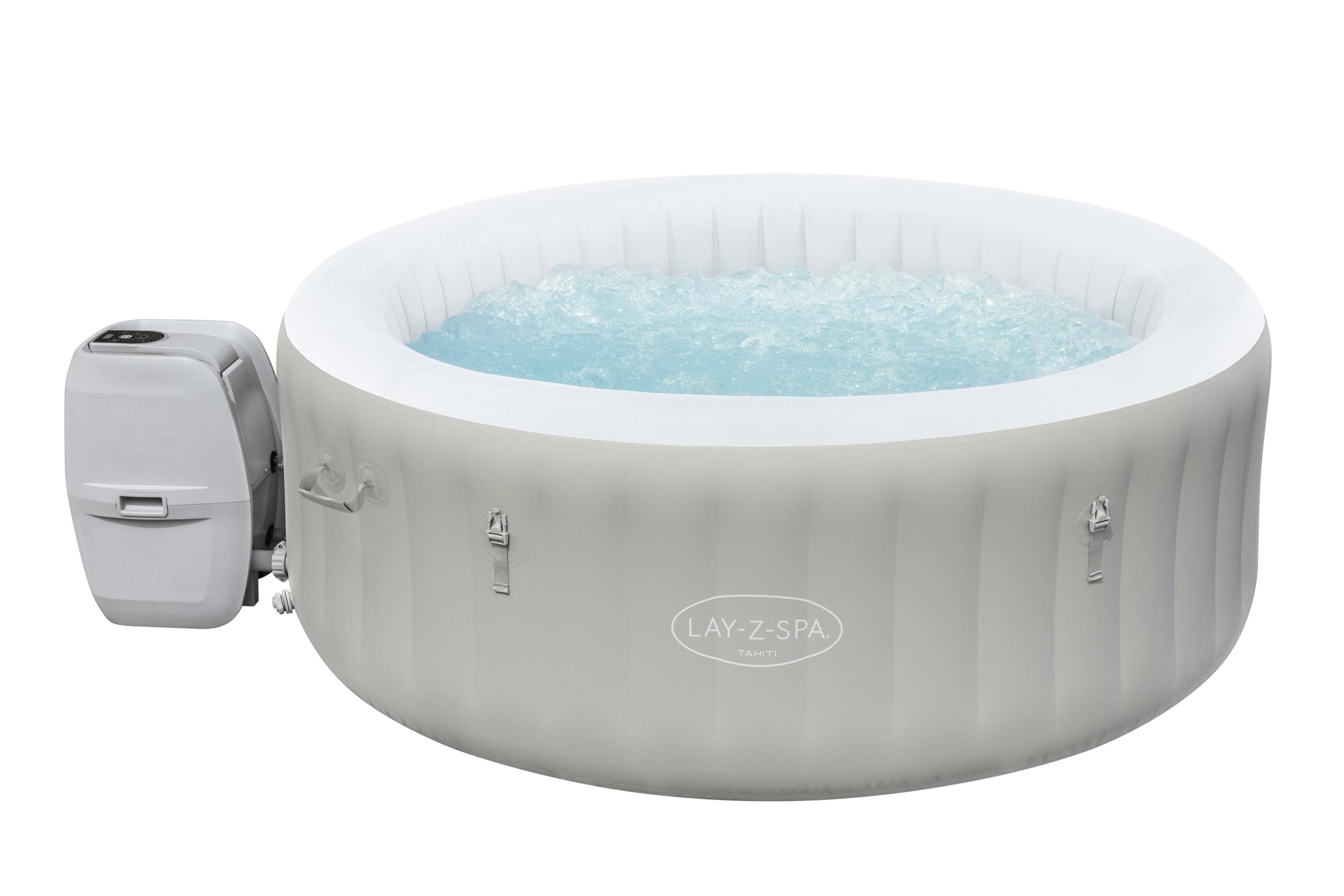 Bestway 60007 vasca idromassaggio e spa 669 L 4 persona(e) Rotondo Beige, Bianco Bestway Piscina idromassaggio LAY Z SPA Tahiti Airjet gonfiabile