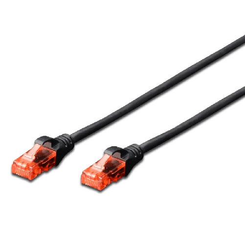 EWENT CAVO DI RETE U/UTP PATCH CORD 1MT CAT 6 COLOR NERO EW-6U-010BL IM1008 Ewent IM1008 cavo di rete Nero 1 m Cat6 U/UTP (UTP)