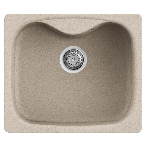 Elleci Lavello Incasso 1 vasca 58x50 Fox 200 Granitek Avena LGF20051