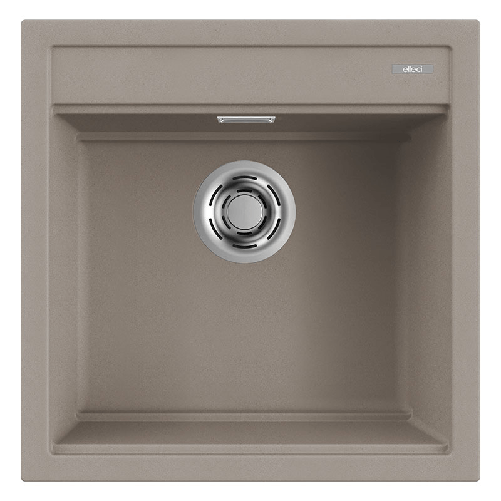 Elleci Lavello Incasso 1 vasca 51x51 Best 104 Granitek Grigio Tortora LGB10443 Elleci BEST 104 Lavello montato su piano Quadrato Granitek