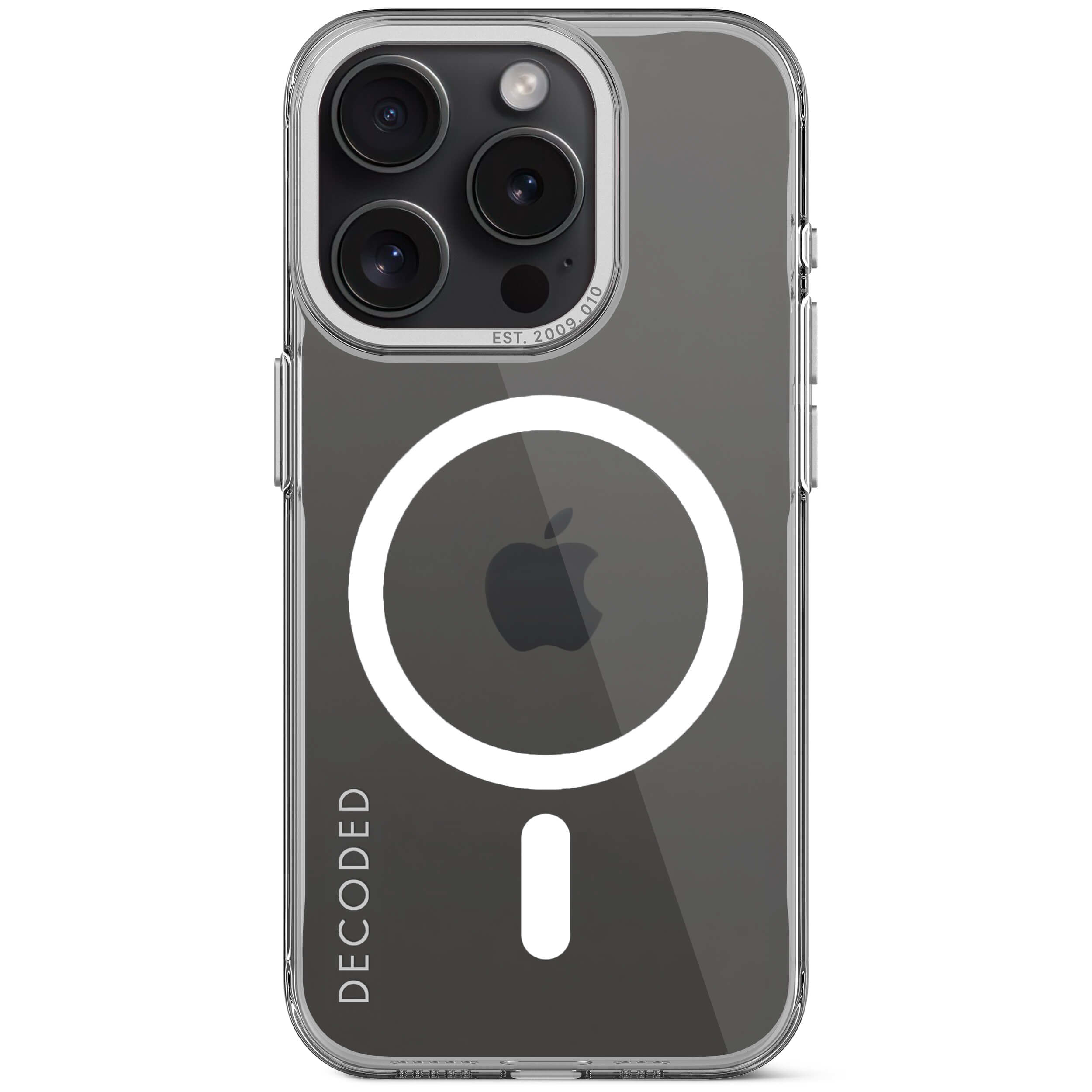 Decoded Cover posteriore decodificata in plastica riciclata per iPhone 15 Pro trasparente Decoded D24IPO15PBCT2TT custodia per cellulare 15,5 cm (6.1"