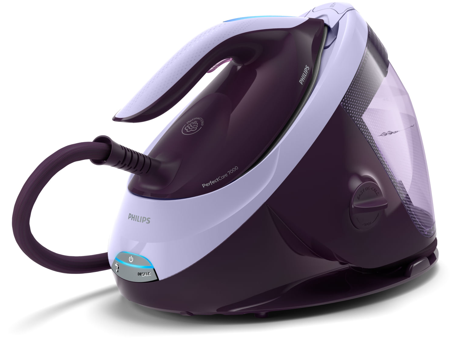 Philips 7000 series PSG7050/30 ferro da stiro a caldaia 2100 W 1,8 L Piastra soletta SteamGlide Elite Viola