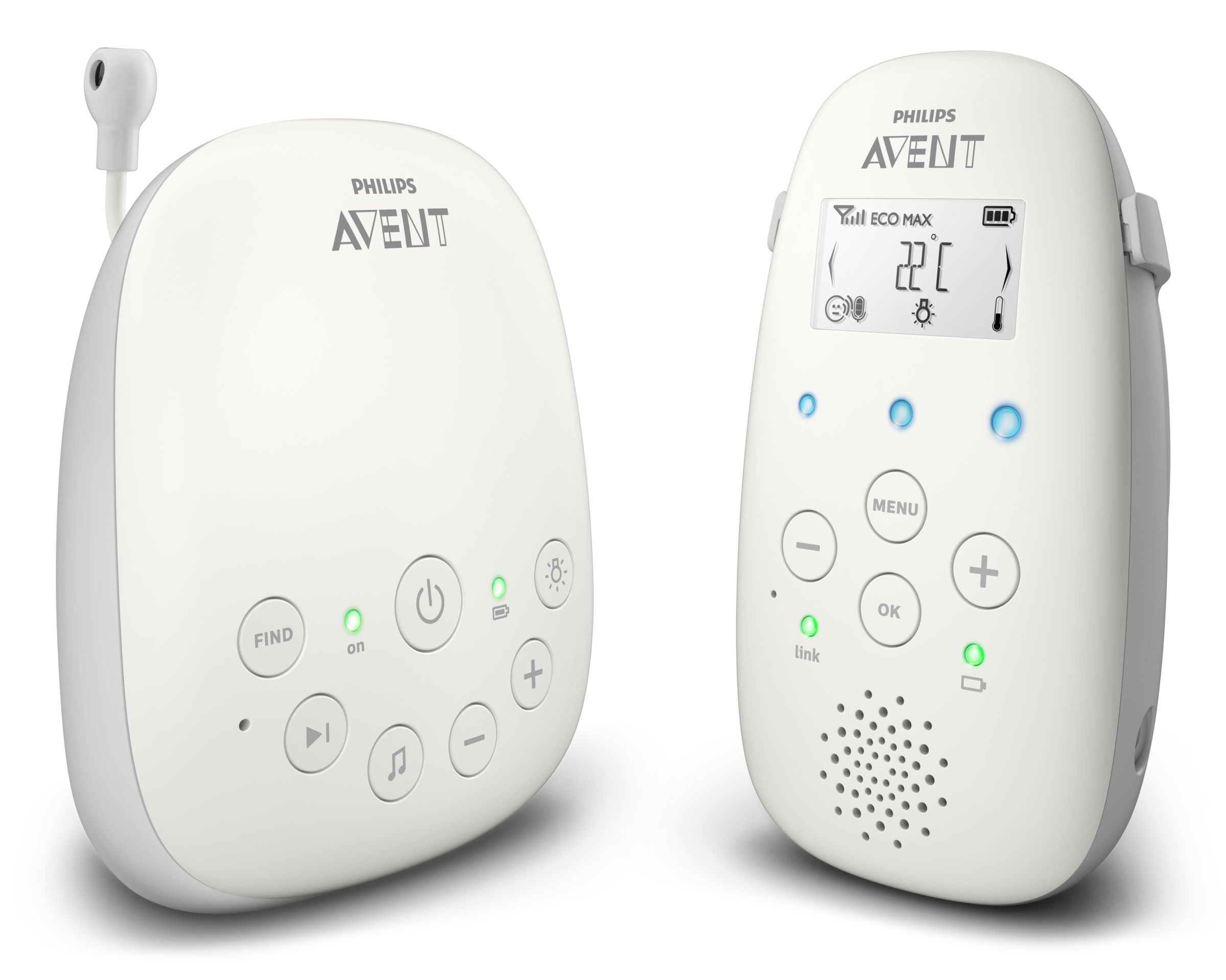 Philips AVENT Advanced SCD713/26 Baby monitor audio DECT