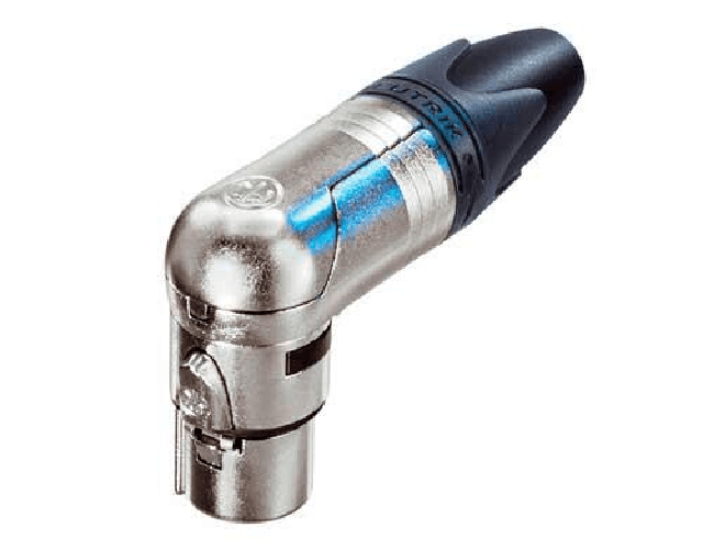 Neutrik NC5FRX cavo di collegamento XLR Alluminio, Nero
