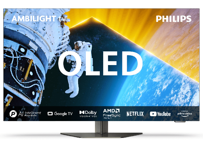 Philips 55OLED819 139,7 cm (55") 4K Ultra HD Smart TV Wi-Fi Metallico