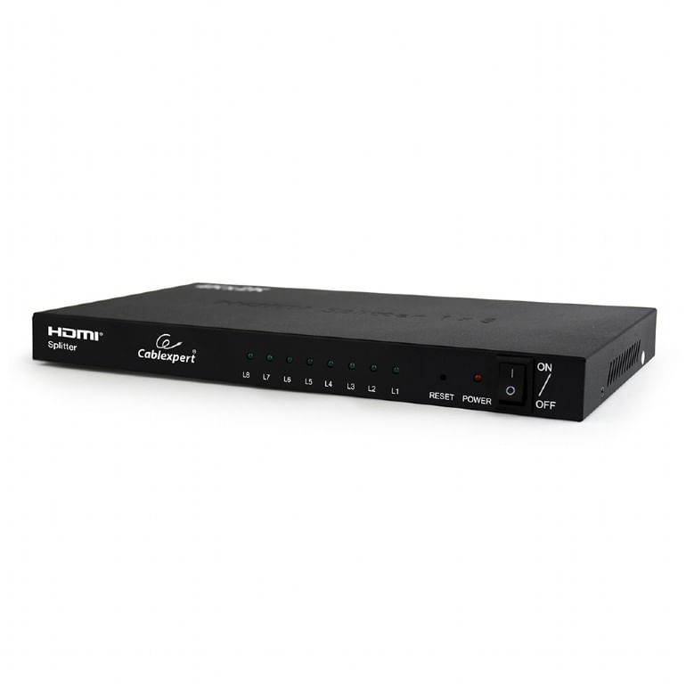 Cablexpert Gembird DSP-8PH4-03 ripartitore video HDMI 8x HDMI Gembird DSP-8PH4-03 ripartitore video HDMI 8x HDMI