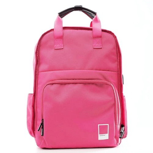 Pantone PT-BPK0021R zaino Zaino casual Rosa Polietilene, Poliuretano (PU)