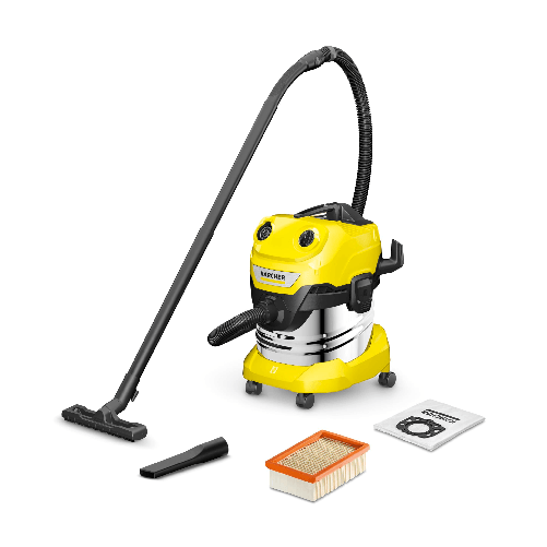 Karcher Kärcher WD 4 S V-20/5/22 20 L Aspiratore a cilindro Secco e bagnato 1000 W Senza sacchetto Kärcher WD 4 S V-20/5/22 20 L Aspiratore a cilindro