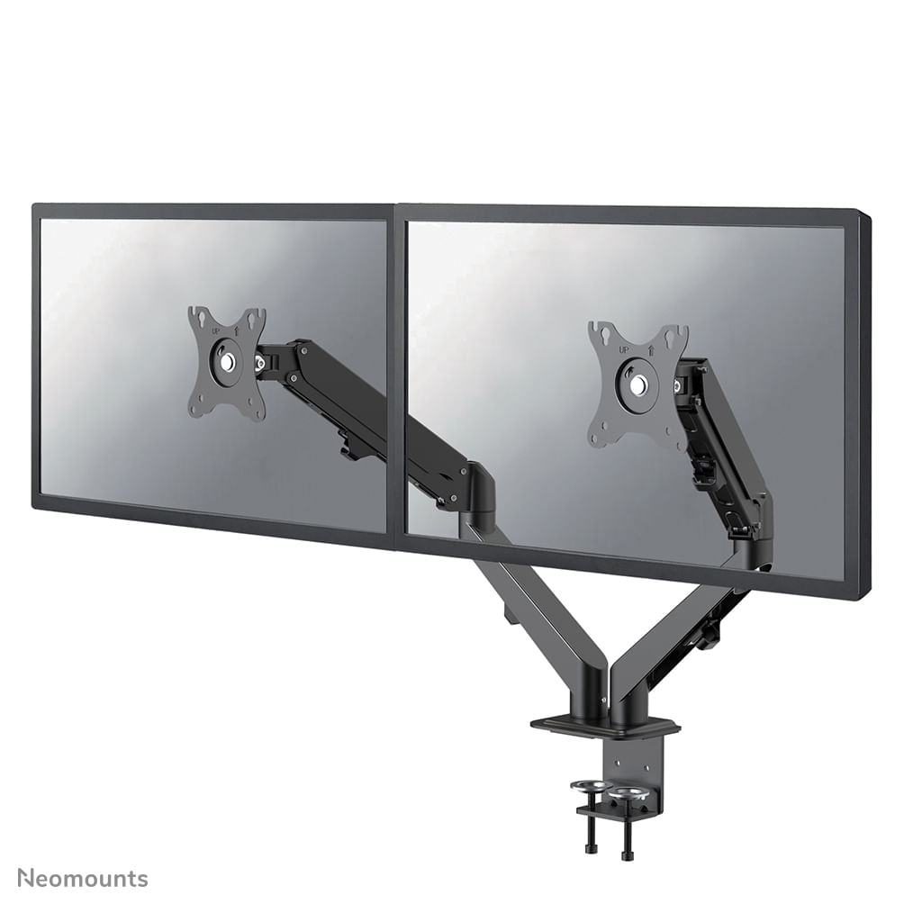 Neomounts 17-27 inch - Flat screen desk mount for 2 screens (clamp) Neomounts supporto da scrivania