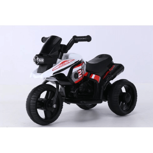 Moto Elettrica da Bambino a Pedale Colore Bianco 6V