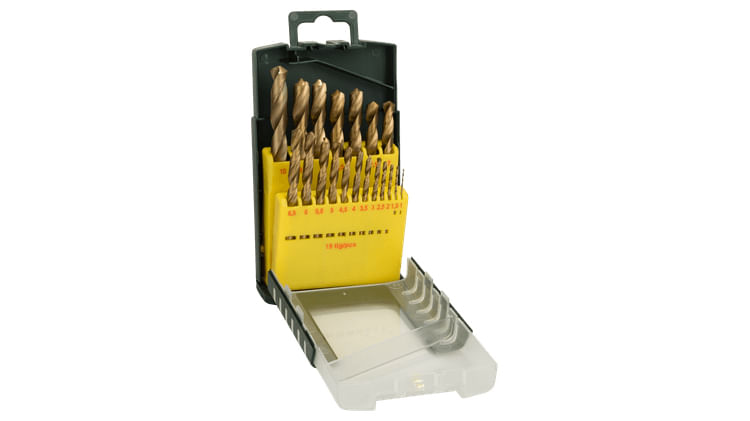 Bosch Prom 19-tlg. Metallbohrer HSS-TiN| 2607017152 Set di punte per trapano 19 pz
