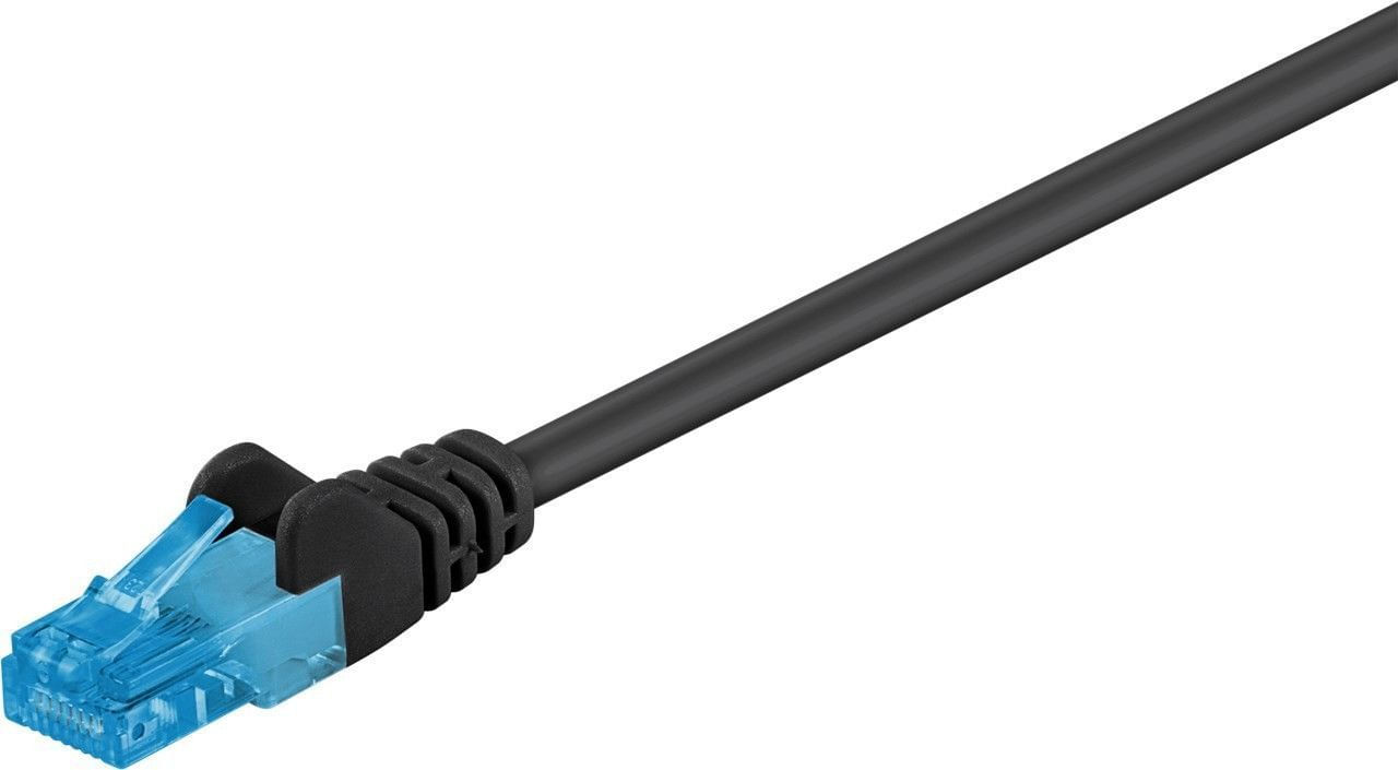 Wentronic Goobay 55408 Netzwerkkabel 2 m Cat6a U/UTP (UTP) Schwarz (55408) Goobay 55408 cavo di rete Nero 2 m Cat6a U/UTP (UTP)