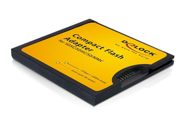 DeLOCK Compact Flash Adapter - Kartenadapter ( MMC, SD, SDHC, SDXC ) - CompactFlash DeLOCK 61796 scheda di interfaccia e adattatore