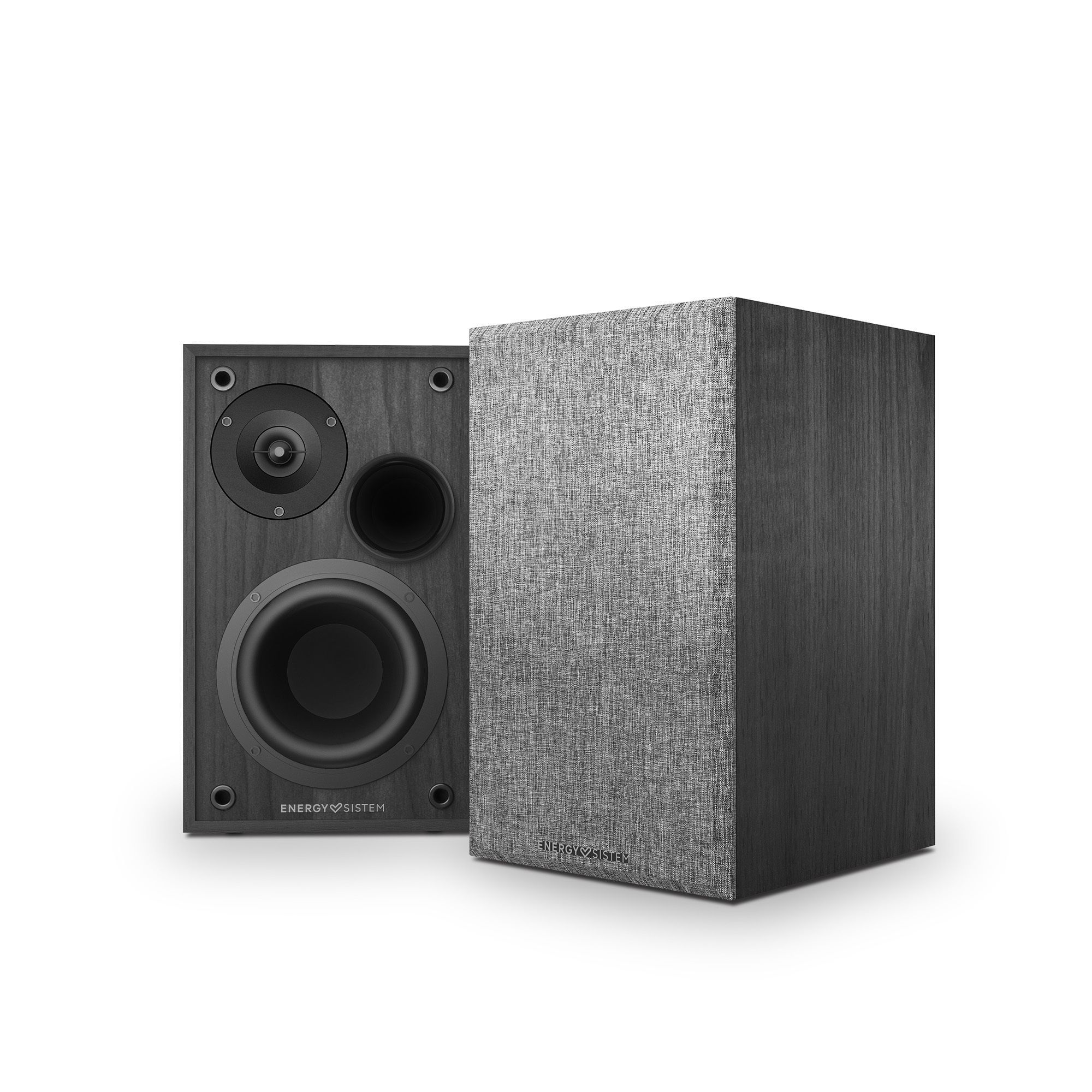 Energy Sistem Monitor da Studio Energy Sistem 2 Diffusori da Scaffale Bluetooth Attivi Energy Sistem Studio Monitor 2 Bluetooth 2-vie Grigio, Legno Co