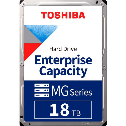 Toshiba Hard Disk Toshiba Enterprise Capacity HDD - 3,5" 18TB - 7200rpm - SAS 12Gbps - 512MB Toshiba MG09 disco rigido interno 18 TB 7200 Giri/min 512