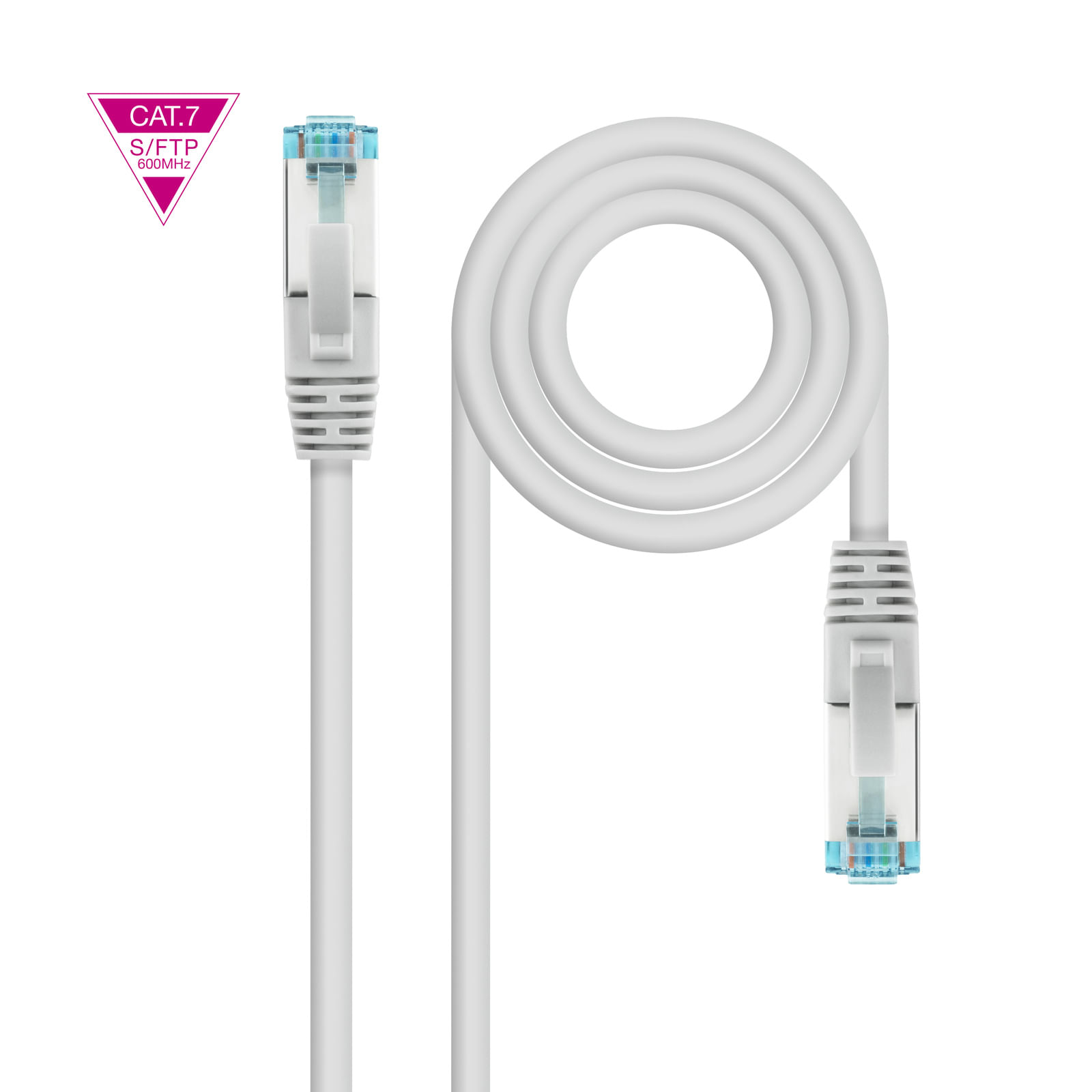 Nanocable 10.20.1707 cavo di rete Grigio 7 m Cat7 SF/UTP (S-FTP)