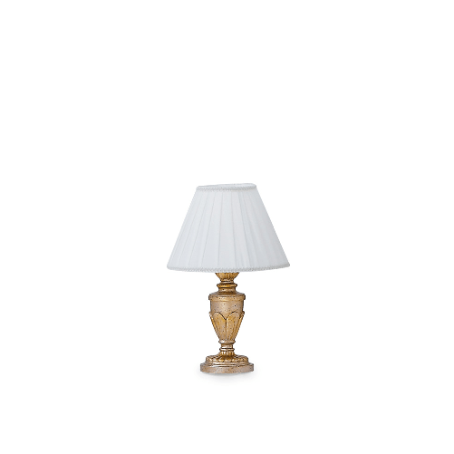 Ideal Lux Lampade Da Scrivania - Ufficio Classico Firenze Metallo Oro 1 Luce E14 Ideal Lux DORA TL1 SMALL lampada da tavolo E14 Oro