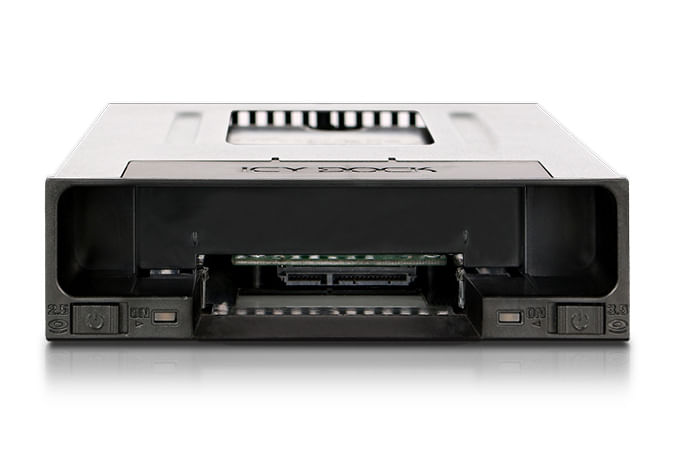 Icy Dock MB795SP-B pannello drive bay 2,5/3,5" Vassoio per unità di memorizzazione Nero