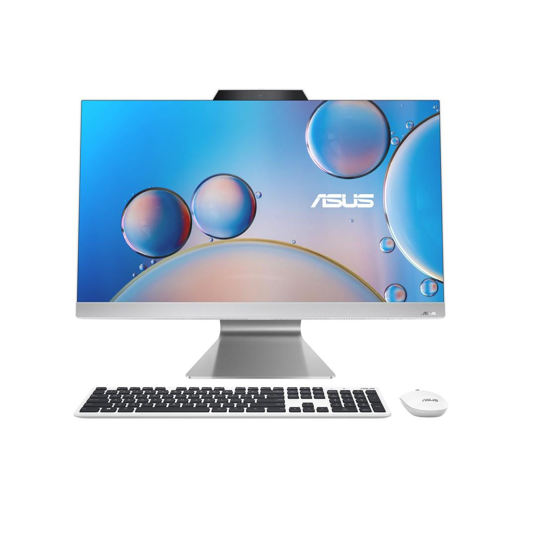 ASUS M3702WFAK-WA0270 AMD Ryzen 5 7520U 68,6 cm (27") 1920 x 1080 Pixel PC All-in-one 16 GB LPDDR5-SDRAM 512 GB SSD Wi-Fi 6E (802.11ax) Bianco