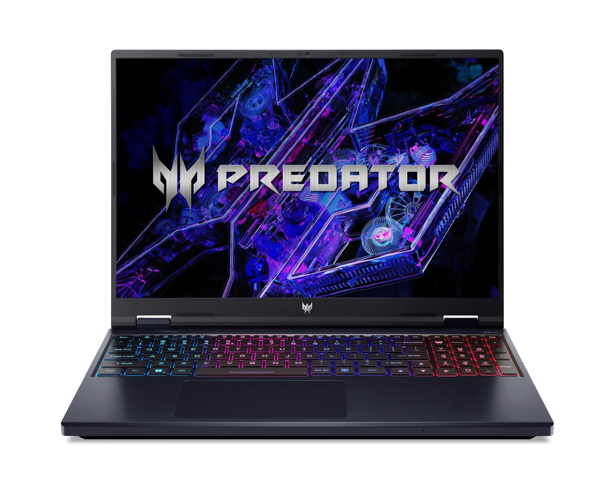 Acer Predator PHN16-72-74XC Intel Core i7 i7-14650HX Computer portatile 40,6 cm (16") WUXGA 16 GB DDR5-SDRAM 1 TB SSD NVIDIA GeForce RTX 4060 Wi-Fi