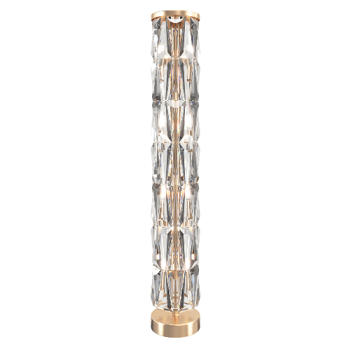 Maytoni Piantana Contemporanea Puntes Acciaio Oro 8 Luci Diffusori Vetro Maytoni MOD043FL-08G illuminazione da pavimento E14