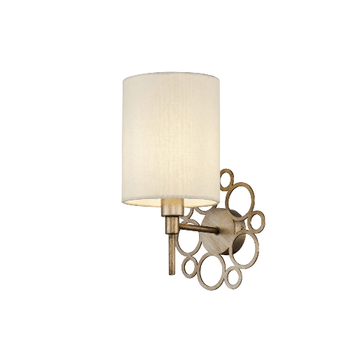Maytoni Applique Contemporanea Anna Metallo Colore Oro 1 Luce Diffosore In Pvc Crema Maytoni H007WL-01G illuminazione da parete E14