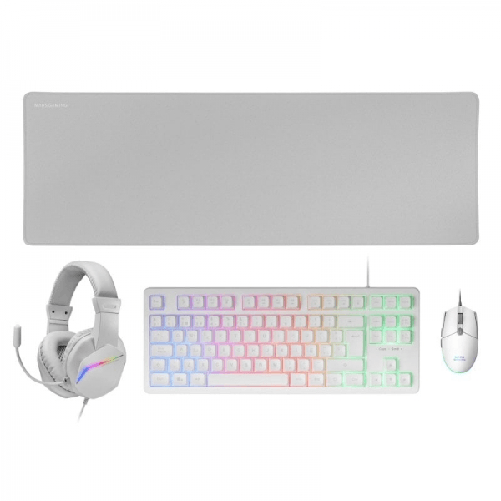 MARS GAMING Gioco combinato MCP-RGB3W 4IN1 Bianco