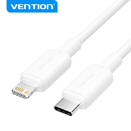 Vention Cable USB-C a Lightning - Conector Niquelado - Potencia 27W