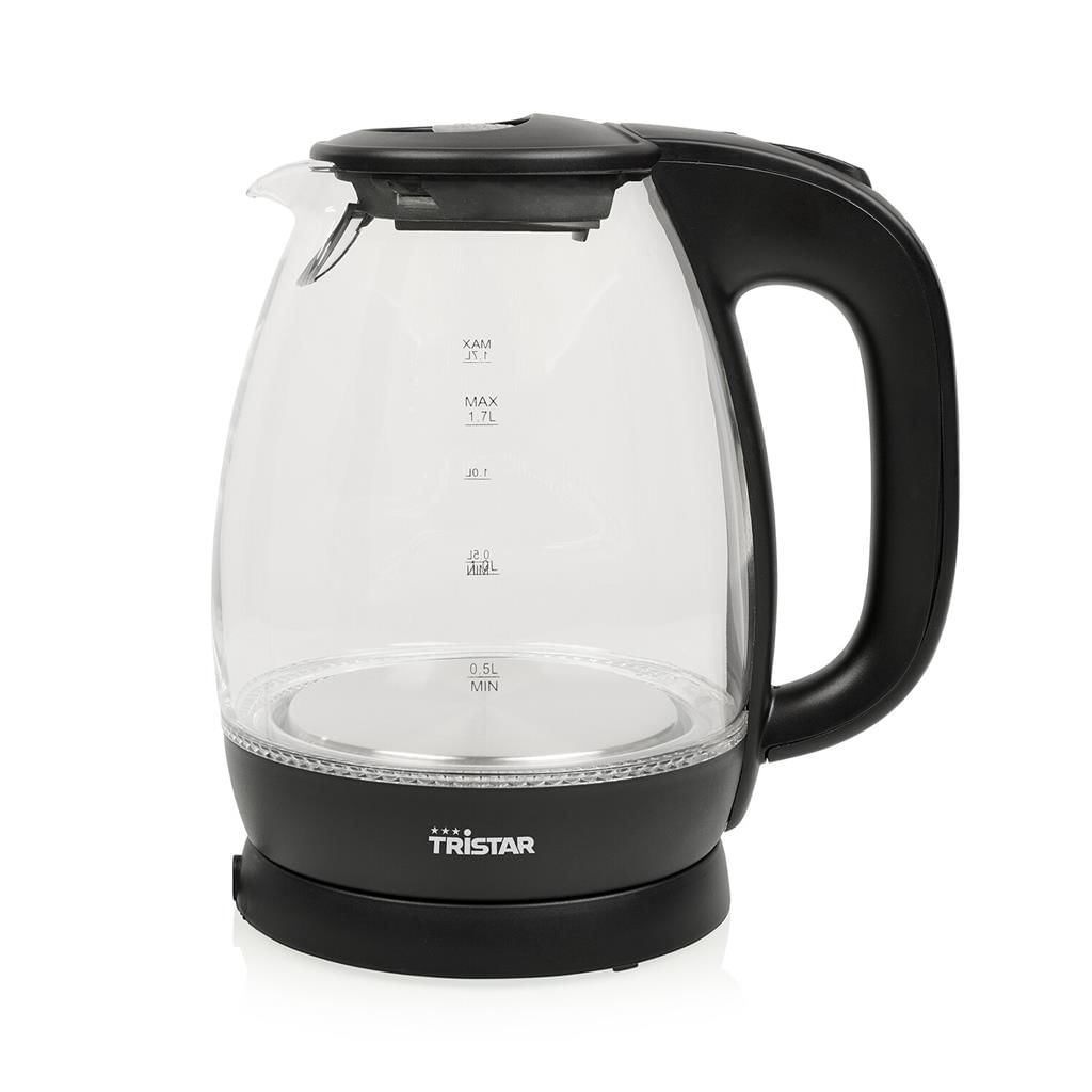 Tristar WK-3405 bollitore elettrico 1,7 L 2200 W Nero, Trasparente
