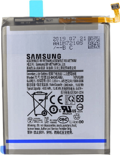 Samsung EB-BA505ABE Battery - A505F Galaxy A50 2019 - 3900mAh - Li-ion - Battery