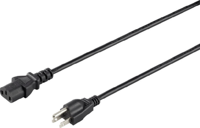 Basetech BT-1886929 Kaltgerte Anschlusskabel Schwarz 2.00 m