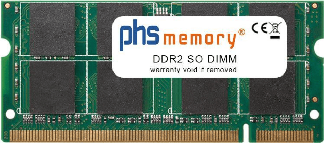 PHS-memory 2GB RAM Speicher f¼r HP Pavilion dv6-1110eg DDR2 SO DIMM 667MHz (SP127103)