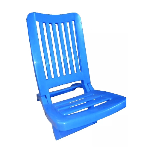 Trade Shop Traesio-set 4 Sedie Spiaggina Sdraio Spiaggia Mare Celeste Pieghevole In Plastica 023392 -