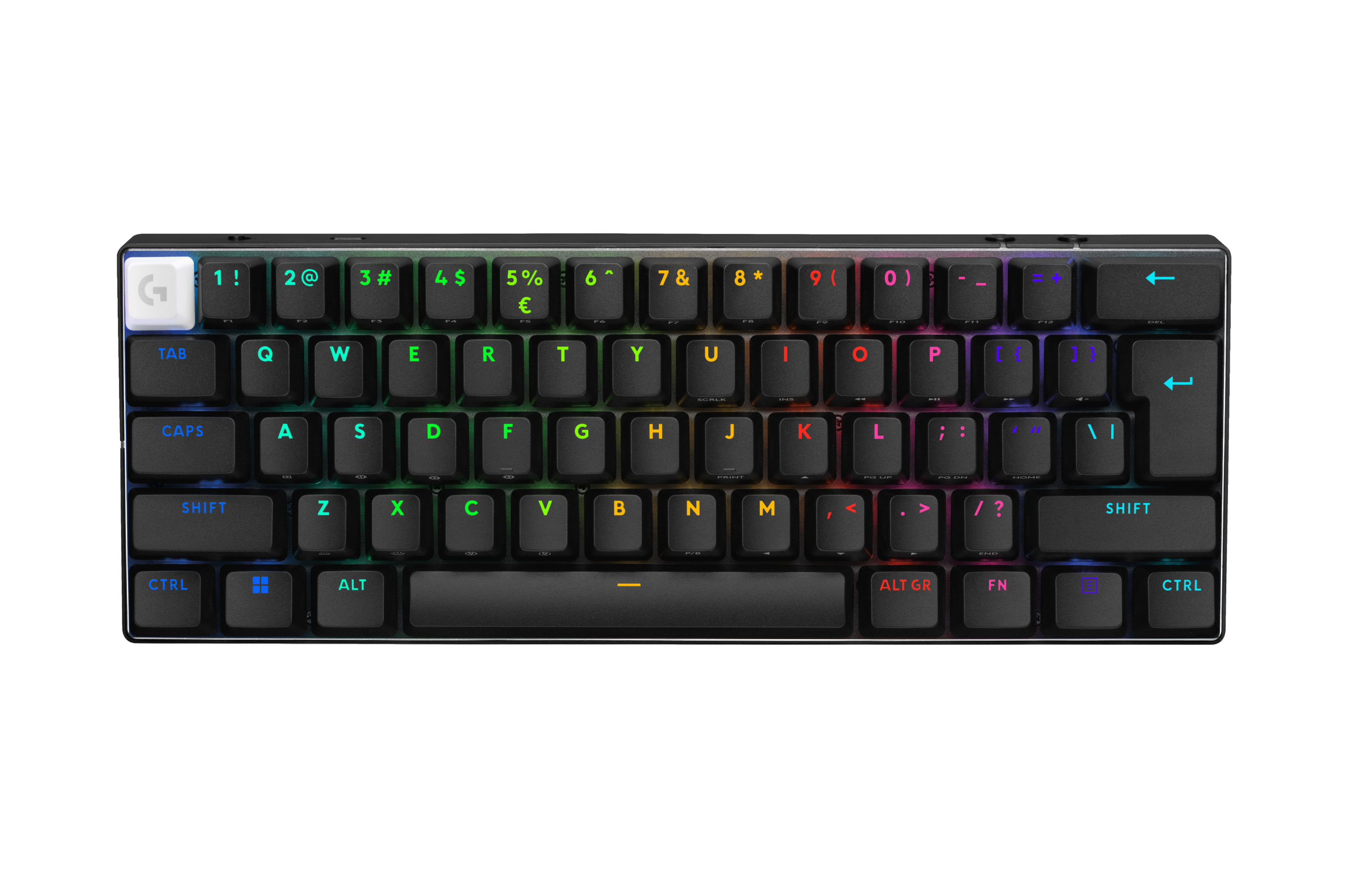Logitech G PRO X 60 LIGHTSPEED Tastiera Gaming Wireless Ultra Compatta TKL LIGHTSYNC RGB QWERTY Nero Logitech G PRO X 60
