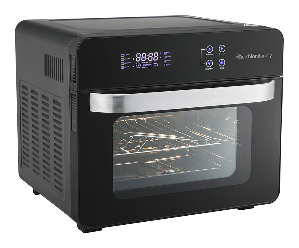 Melchioni Family Melchioni Vittoria Combo Friggitrice ad Aria Forno 24 Litri Nero Melchioni 118340025 forno 24 L 1700 W Nero