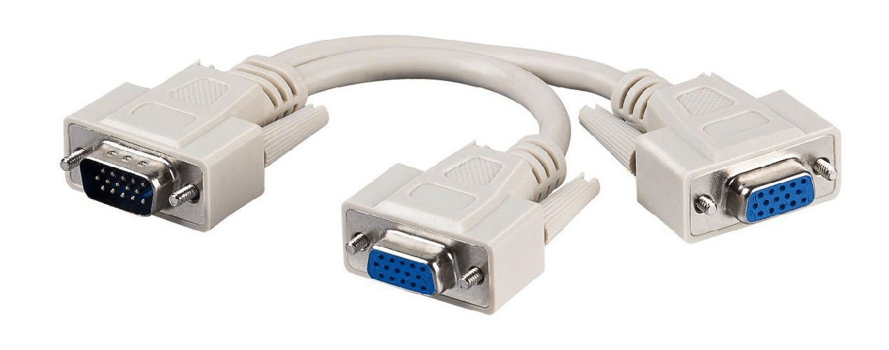 Microconnect MONG2H cavo VGA 0,3 m VGA (D-Sub) 2 x VGA (D-Sub) Grigio