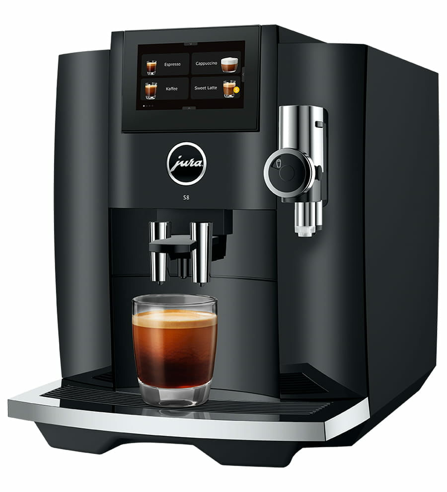 Jura S8 Piano Black Macchina da Caffe' Automatica 27 Preparazioni JURA S8 Automatica Macchina per espresso 1,9 L