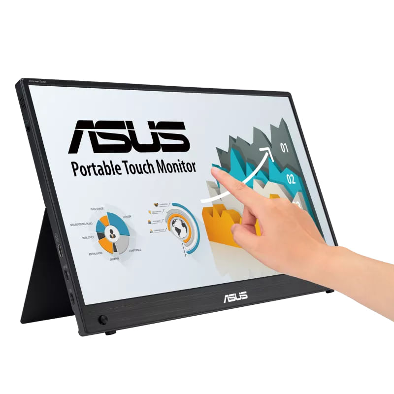 ASUS ZenScreen Touch MB16AMTR Monitor Portatile da 16” pollici (156) IPS FHD (1920x1080) Batteria Integrata Mini ASUS ZenScreen MB16AMTR Monitor PC 39