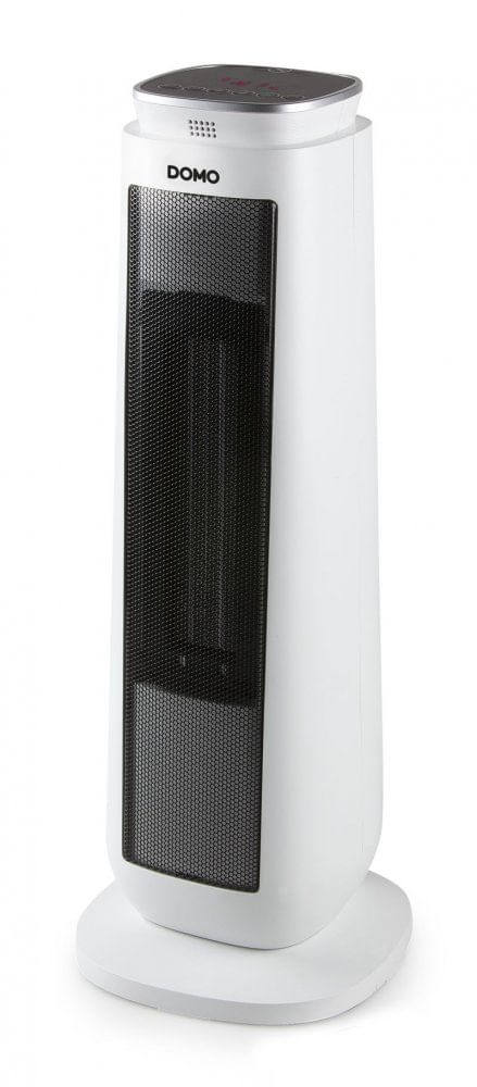Domo DO7347H stufetta elettrica Interno Nero, Bianco 2000 W Ventilatore a torretta