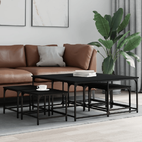 VidaXL 835334 tavolino da caffè, comodino e consolle da soggiorno